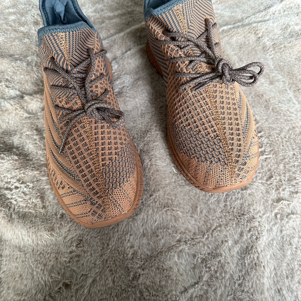 Stylish Brown and Gray Sneakers